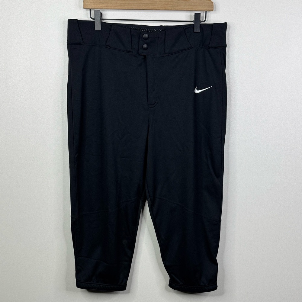 Nike Men's Vapor Select Baseball Pants Black High Knicker Style Extra Large NWT